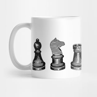 Chess Lover Chess Pieces Mug